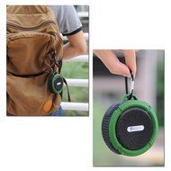 ZhiZhu Wireless Bluetooth 3.0 Muti-function 5W Waterproof Portable Speaker with Carabiner and Built-in Microphone... N3