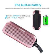 Expower(R) Touch Control Waterproof Dustproof Wireless Portable Bluetooth Speaker With Temperature and Humidity... N16