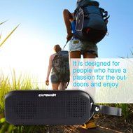 Expower(R) Touch Control Waterproof Dustproof Wireless Portable Bluetooth Speaker With Temperature and Humidity... N28