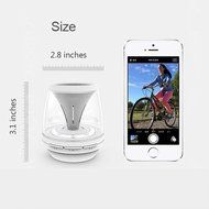 BOOMER VIVI Bluetooth Speakers B10 Wireless Portable Speaker with LED Lights, 4 Mode Lighting for Home Party DJ... N10