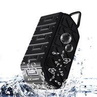 Ecandy Waterproof Outdoor Speaker, Bluetooth Speaker with Mic,12 Hours Playtime and IPX6 Waterproof for iPhone... N2