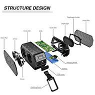 Ecandy Waterproof Outdoor Speaker, Bluetooth Speaker with Mic,12 Hours Playtime and IPX6 Waterproof for iPhone... N6