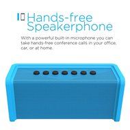 Ematic Bluetooth Wireless Speaker &amp; Speakerphone for iPhone, iPad, iPod, Android, Tablets &amp; Smartphones, Red N5