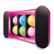 iSound iGlowSound Pro Dancing Light Bluetooth Speaker (Red) N21