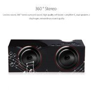 Megadream Bluetooth 3.0 Portable 5W Powerful Sound Subwoofer Hands-free Speaker for iPhone 7 6S 6 Plus 5S Samsung... N5