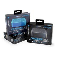 JLab Audio Crasher MINI, METAL BUILD Portable Splashproof Bluetooth Speaker with 10 Hour Battery - Black N8