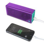 JLab Audio Crasher MINI, METAL BUILD Portable Splashproof Bluetooth Speaker with 10 Hour Battery - Black N20