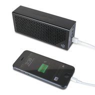 JLab Audio Crasher MINI, METAL BUILD Portable Splashproof Bluetooth Speaker with 10 Hour Battery - Black N24
