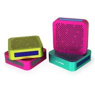 JLab Audio Crasher MINI, METAL BUILD Portable Splashproof Bluetooth Speaker with 10 Hour Battery - Black N36