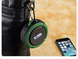 HULKER 002 Outdoor Bluetooth Speaker &ndash; Unbreakable, Dust-Proof - Built In Mic &ndash; Hands-free ,with Sucker ,Portable... N2