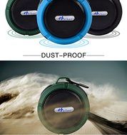 HULKER 002 Outdoor Bluetooth Speaker &ndash; Unbreakable, Dust-Proof - Built In Mic &ndash; Hands-free ,with Sucker ,Portable... N3