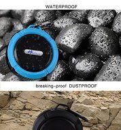 HULKER 002 Outdoor Bluetooth Speaker &ndash; Unbreakable, Dust-Proof - Built In Mic &ndash; Hands-free ,with Sucker ,Portable... N4
