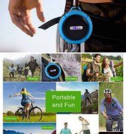 HULKER 002 Outdoor Bluetooth Speaker &ndash; Unbreakable, Dust-Proof - Built In Mic &ndash; Hands-free ,with Sucker ,Portable... N8