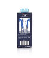 2BOOM Noise Isolating Sport Wired Earbuds Headphones with Microphone and Volume Control Blue N3