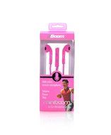 2BOOM Noise Isolating Sport Wired Earbuds Headphones with Microphone and Volume Control Blue N7