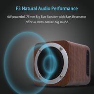 Bluetooth Speaker Wood, ZENBRE F3 6W Portable Bluetooth 4.0 Speakers with 10h Play Time, Wireless Computer Speaker... N2