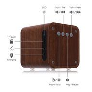 Bluetooth Speaker Wood, ZENBRE F3 6W Portable Bluetooth 4.0 Speakers with 10h Play Time, Wireless Computer Speaker... N4