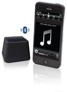 VIBE SOUND VSAU-513-BLK Bluetooth Rhombo Speaker for Smartphones - Retail Packaging - Black N3