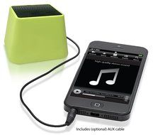 VIBE SOUND VSAU-513-BLK Bluetooth Rhombo Speaker for Smartphones - Retail Packaging - Black N13