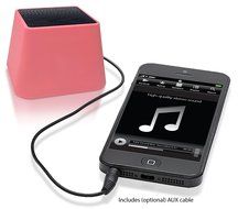 VIBE SOUND VSAU-513-BLK Bluetooth Rhombo Speaker for Smartphones - Retail Packaging - Black N20