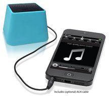 VIBE SOUND VSAU-513-BLK Bluetooth Rhombo Speaker for Smartphones - Retail Packaging - Black N27