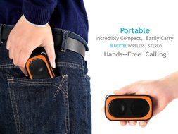 Outdoor/Shower Floating Speaker Bluextel Portable Bluetooth 4.0 Speaker,IPX67 Waterproof Dustproof and Shockproof