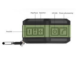 SolidPin Portable Wireless Bluetooth Waterproof Stereo Speaker for Indoor/Outdoor, Shower, Cycle, Camping, Hiking... N4