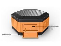 SolidPin Portable Wireless Bluetooth Waterproof Stereo Speaker for Indoor/Outdoor, Shower, Cycle, Camping, Hiking... N13