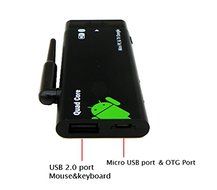 GJU CX919 Original Android 4.4 Mini PC Quad Core RK3188 Cortex A9 1.6GHz Mini TV Dongle HDMI HDD Player 2G/8G... N5