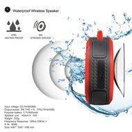 Waterproof Bluetooth Mini Speaker, Costech Portable IP65 Waterproof 5W with Mic and Removable Suction Cup Use... N11