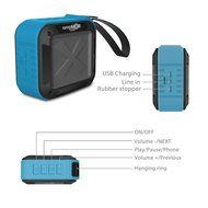 Portable Waterproof Bluetooth Speaker, Wireless, Indoor/Outdoor Mini Shower Speaker, With 8 Hour Rechargeable...