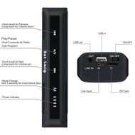 Touch Control Portable Wireless 2&times;3W Loud Bluetooth Speaker &amp; 4000mah Power Bank Charger,15-Hour Playtime,FM radio... N5