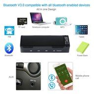 Touch Control Portable Wireless 2&times;3W Loud Bluetooth Speaker &amp; 4000mah Power Bank Charger,15-Hour Playtime,FM radio... N6