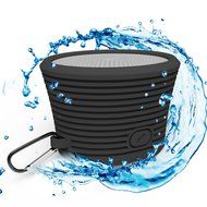 Waterproof Bluetooth Speaker - Portable and Rugged w/ Built-in Microphone