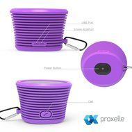 Waterproof Bluetooth Speaker - Portable and Rugged w/ Built-in Microphone N17