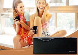 Captain Bluetooth Speakers Portable - The Best Wireless Bluetooth Speaker (High Definition Audio, Built-in Microphone... N4