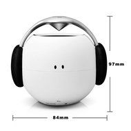COWIN YOYO-White Waterproof Bluetooth Outdoor Wireless NFC Connect Audio Player Music Speaker Subwoofer - White N4