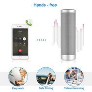 D.M.LIFE Portable Wireless Bluetooth Speaker with 6 Pulse Colorful LED Light Modes Black N5