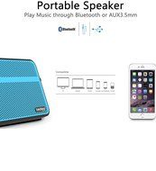 Bluetooth Speakers, Trendwoo 10W Powerful Portable Wireless Stereo Speaker Waterproof with Carrying Handle ( Dual... N5