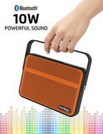 Bluetooth Speakers, Trendwoo 10W Powerful Portable Wireless Stereo Speaker Waterproof with Carrying Handle ( Dual... N8