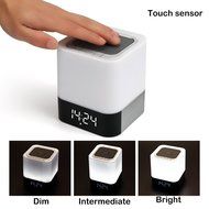 GoldMice 4 in 1 Portable Wireless Bluetooth 4.0 Speaker with Dimmable Touch Sensor LED Lamp light, Alarm Clock... N2