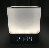 GoldMice 4 in 1 Portable Wireless Bluetooth 4.0 Speaker with Dimmable Touch Sensor LED Lamp light, Alarm Clock... N7