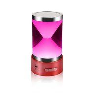 Portable Subwoofer Wireless Hourglass Bluetooth Speaker with Color Changing LED Flashing Light,Outdoor Creative...