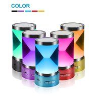 Portable Subwoofer Wireless Hourglass Bluetooth Speaker with Color Changing LED Flashing Light,Outdoor Creative... N4