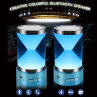 Portable Subwoofer Wireless Hourglass Bluetooth Speaker with Color Changing LED Flashing Light,Outdoor Creative... N5