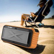 Portable Outdoor and Shower Bluetooth Speaker, Waterproof, Wireless 8 Hours Rechargeable Battery Play Time, Powerful...