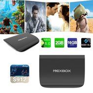 Pinwheel 2016 New NEXBOX A1 Amlogic S912 Octa core Android 6.0 TV Box KODI 4K 2GB Ram 16GB Rom Smart Media Player