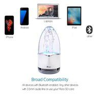 Svance Dancing Water Speaker Portable Wireless Bluetooth Speaker Powerful Stereo Sound and LED Light Show Music... N11
