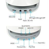 Svance Dancing Water Speaker Portable Wireless Bluetooth Speaker Powerful Stereo Sound and LED Light Show Music... N19