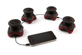 Kinivo ZX100 Mini Portable Speaker with Rechargeable Battery and Enhanced Bass Resonator (Black) N5